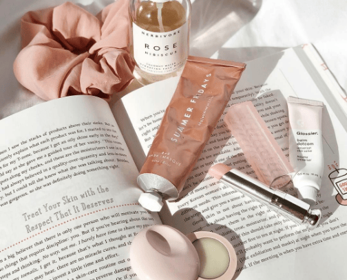 Skincare products for oily and combination skin✨ cover photo collage