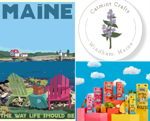 Maine brands that I am OBSESSED with cover photo collage
