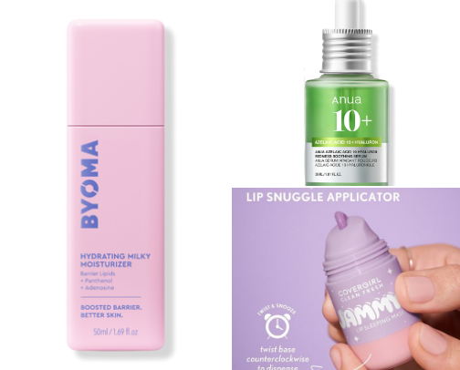 Skin care wishlist cover photo collage