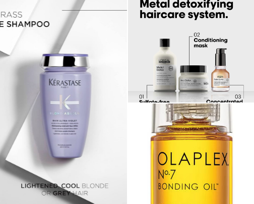 haircare musthaves from bleached blonde herself cover photo collage