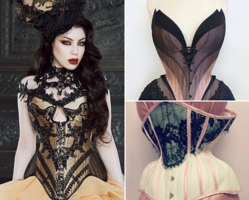 Fine Corsetry cover photo collage