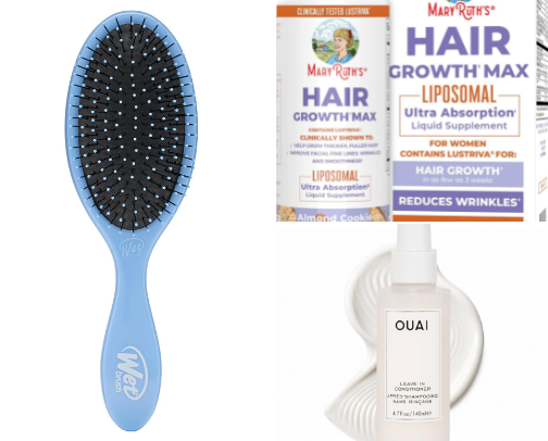 Hair care cover photo collage