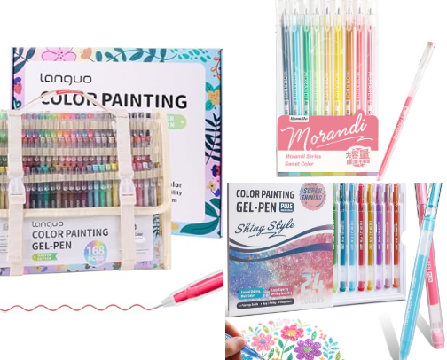 Pens and Markers I Love cover photo collage