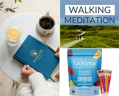 My Morning Routine for Hormone Balance in My 40s cover photo collage
