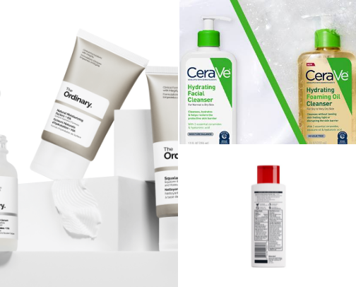 BEST affordable skincare 🧴 cover photo collage