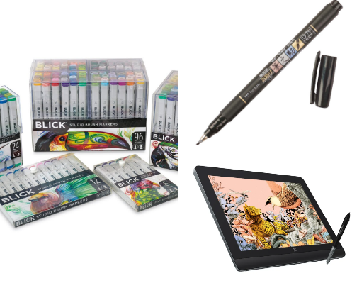 Art supplies + Tools! ✏️🎨🖋🖌 cover photo collage