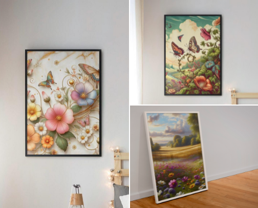 Spring Collections Wall Decor cover photo collage