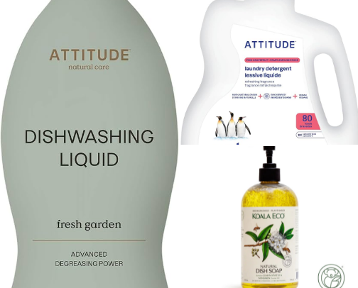 Non Toxic Kitchen Cleaning & Laundry Finds cover photo collage