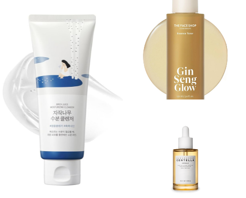 My Korean skincare routine cover photo collage