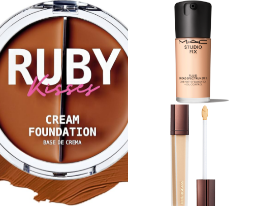 Full Glam Makeup cover photo collage