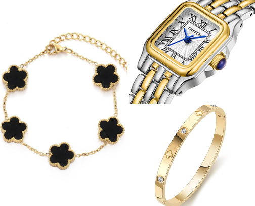 Amazon jewelry DUPES cover photo collage