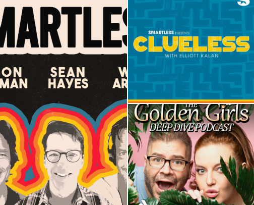 My Favorite Podcasts cover photo collage