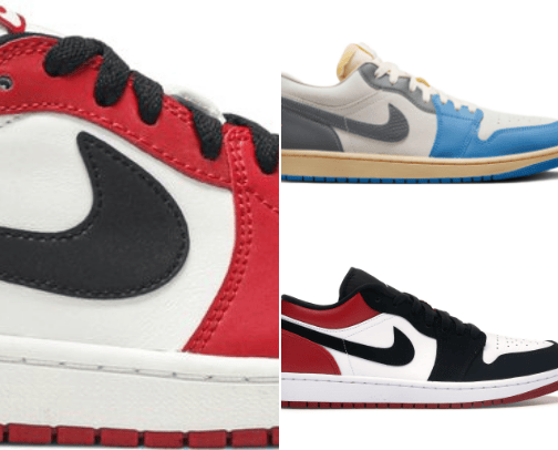 Jordan 1 low cover photo collage