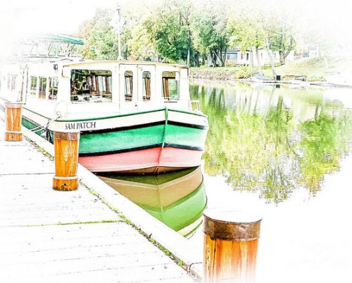 The Erie Canal cover photo collage
