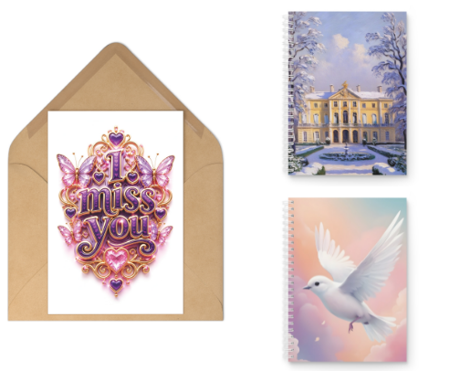 📚 Cute Stationary ✏🎀 cover photo collage