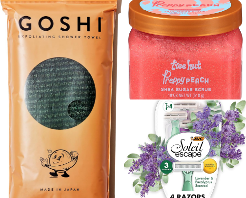 Exfoliated From Head to Toe – Shower Routine cover photo collage