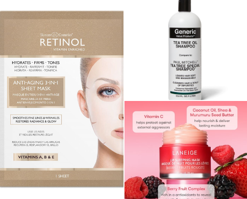 Skin and hair care recs 🧴 cover photo collage