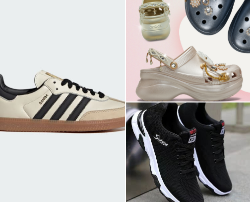 Shoes/slippers cover photo collage