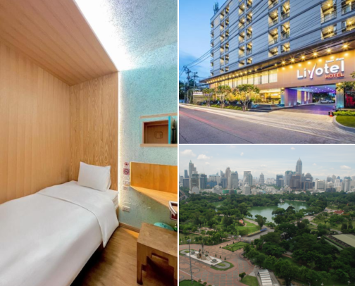 Cosy Hotels for a Memorable Stay in Lumphini, Bangkok, Thailand cover photo collage