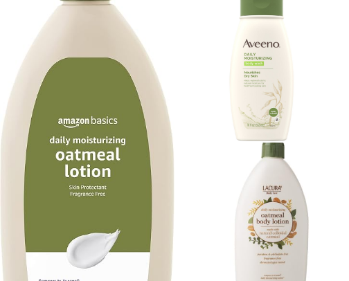 Top 10 Oatmeal Body Lotions That Soothe and Soften Dry Skin cover photo collage