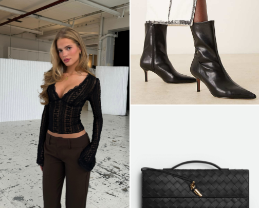 Elegant fall and winter outfits cover photo collage