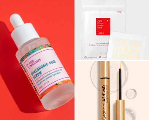 Skin care cover photo collage