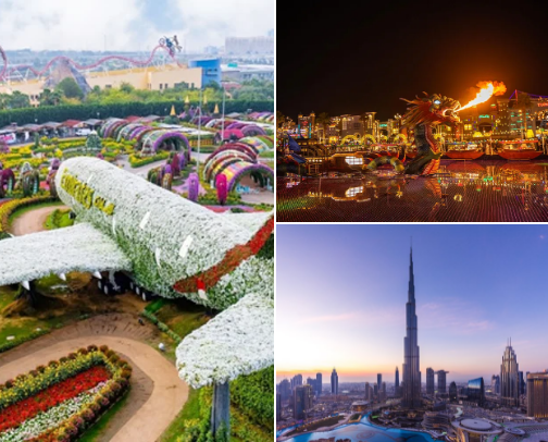 Places that Amazed me in Dubai cover photo collage