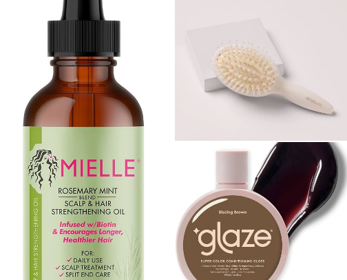 Hair Products to Promote Growth and Shine cover photo collage