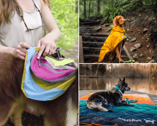 Adventure with Dog: Essential Gear for Camping with Your Best Friend cover photo collage