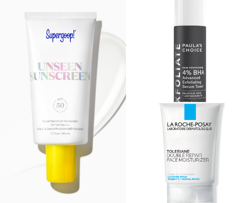 Skincare cover photo collage