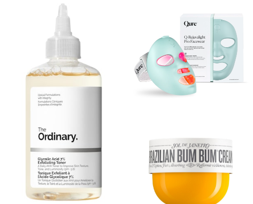 Skincare cover photo collage