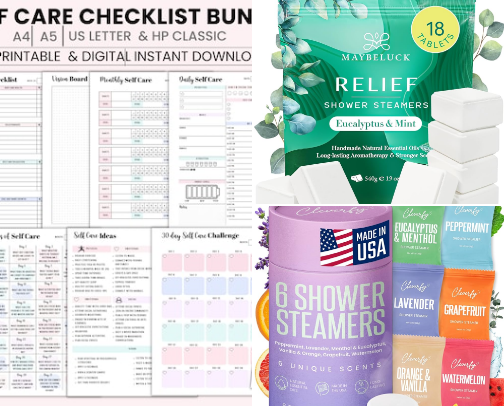 Self care cover photo collage