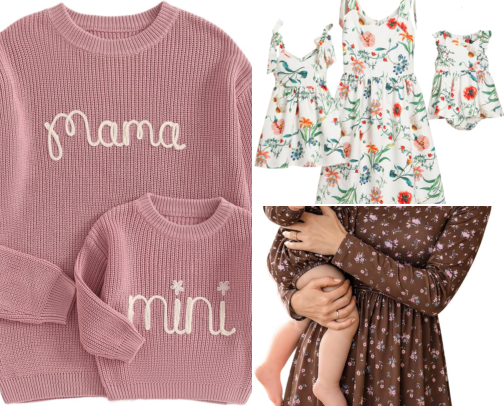 Mommy & Me Matching Outfits 💕 Cute Mother-Daughter Looks & Memories cover photo collage