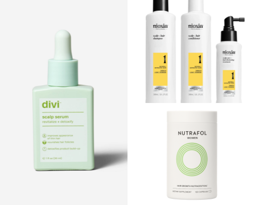 Postpartum hair loss cover photo collage