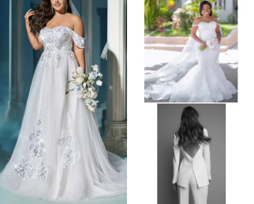 👰Wedding Style | Bride, Bridesmaid & Guest Dresses💍 cover photo collage