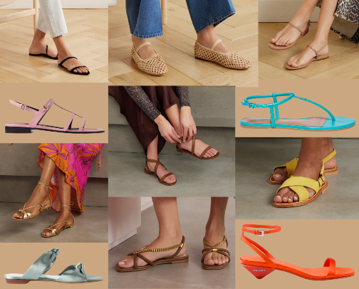 Cute Summer Shoes For All Ocassions cover photo collage