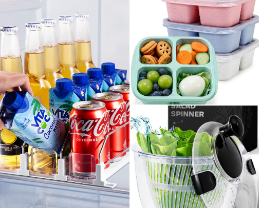 Essential Kitchen Organization Must Haves! cover photo collage