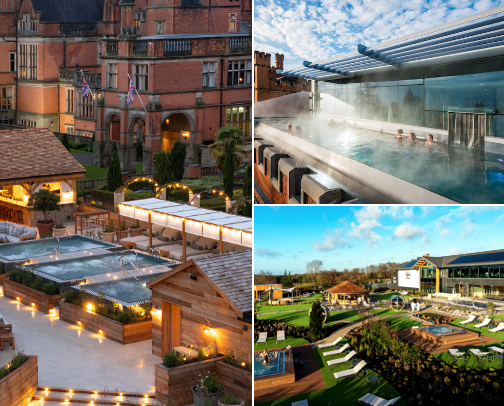 UK Spa recommendations cover photo collage