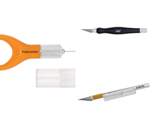 Essential Supplies for Paper Cutting and Crafts cover photo collage