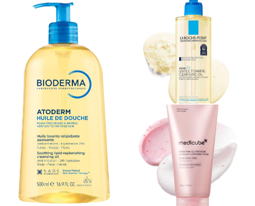 Tired but I care about my skincare routine while on a budget. cover photo collage
