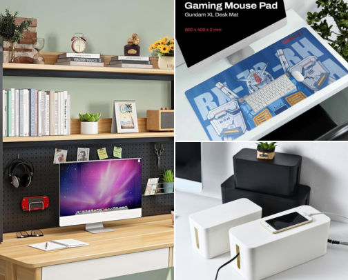 The Minimalist Desk Setup: Essentials for a Clean & Productive Workspace 🖥 cover photo collage