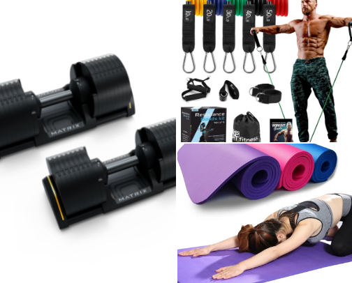 15 Must-Have Gym Equipment for Home & Gym Workouts cover photo collage