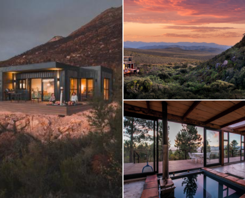 Romantic Western Cape Getaways: Private Hot Tubs & Cosy Cabins cover photo collage