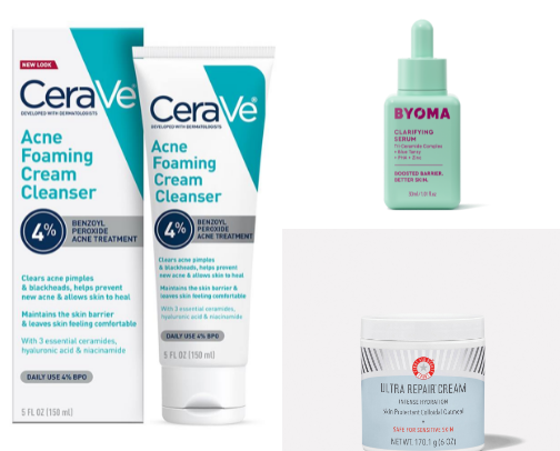 Skincare cover photo collage