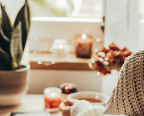 Cozy Self-Care & Lifestyle cover photo collage