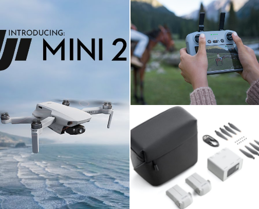 Drone and Gadgets cover photo collage