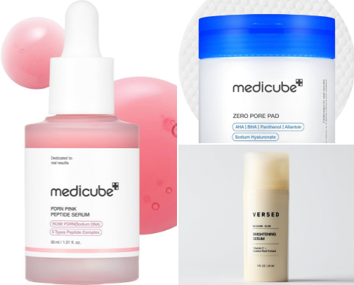 Current skincare routine cover photo collage