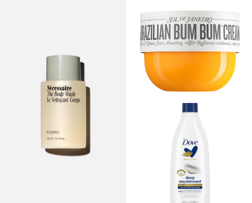body care picks that make your life feel polished without trying 🤍✨ cover photo collage