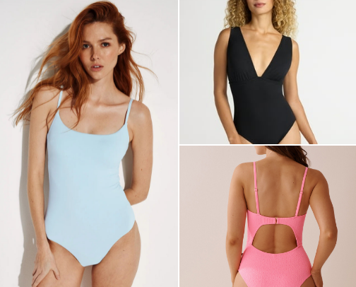 Swim wears/ beach accessories cover photo collage