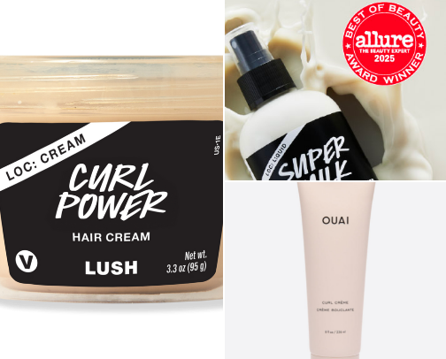Curly hair products I love 🫶🏻💖👩🏻‍🦱 cover photo collage